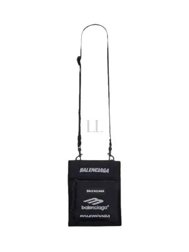 Explorer Small Logo Strap Cross Bag Black - BALENCIAGA - BALAAN 2