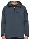 Men's Waffen Patch Metal Nylon Anorak Blue - STONE ISLAND - BALAAN 2