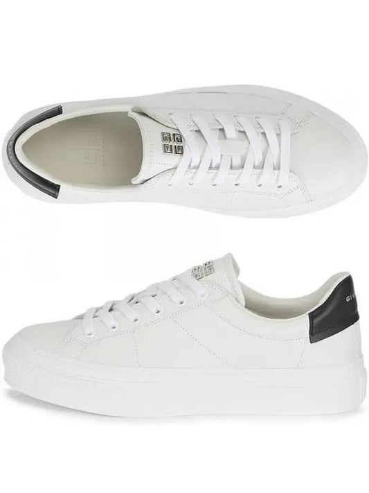 City Sport Leather Low Top Sneakers White - GIVENCHY - BALAAN 2