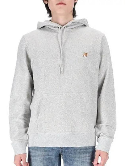 Fox Head Patch Regular Hoodie Grey - MAISON KITSUNE - BALAAN 2