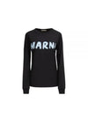 Logo Long Sleeve T-Shirt Black - MARNI - BALAAN 2