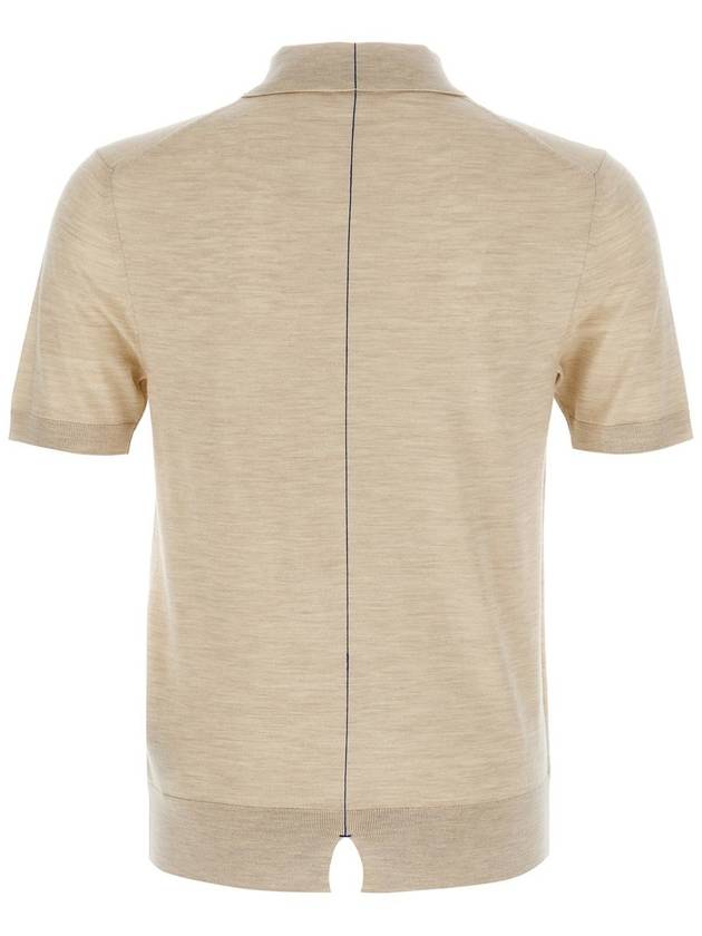 Burberry Wool Polo Shirt - BURBERRY - BALAAN 2