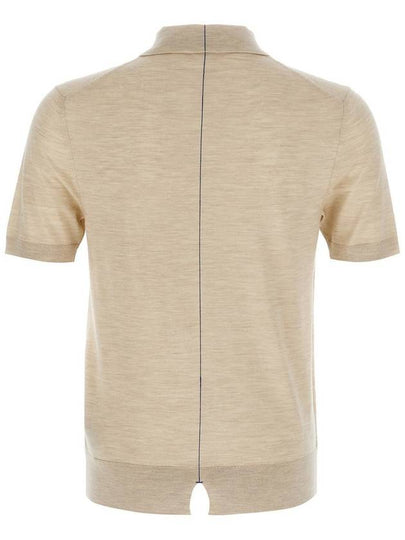 Burberry Wool Polo Shirt - BURBERRY - BALAAN 2