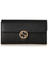 GG Interlocking Long Wallet Black - GUCCI - BALAAN 2