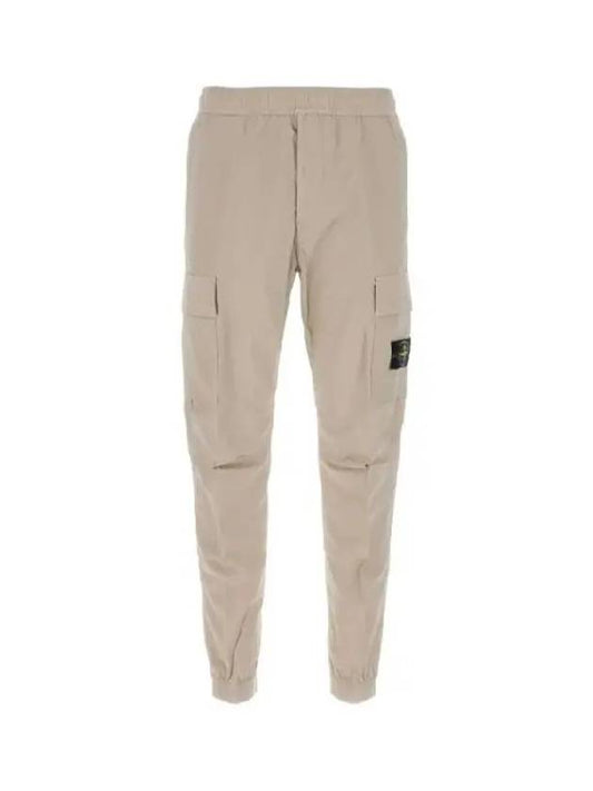 Wappen Patch Cargo Track Pants Beige - STONE ISLAND - BALAAN 2