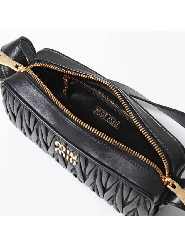 Materasse Nappa Leather Cross Bag Black - MIU MIU - BALAAN 5