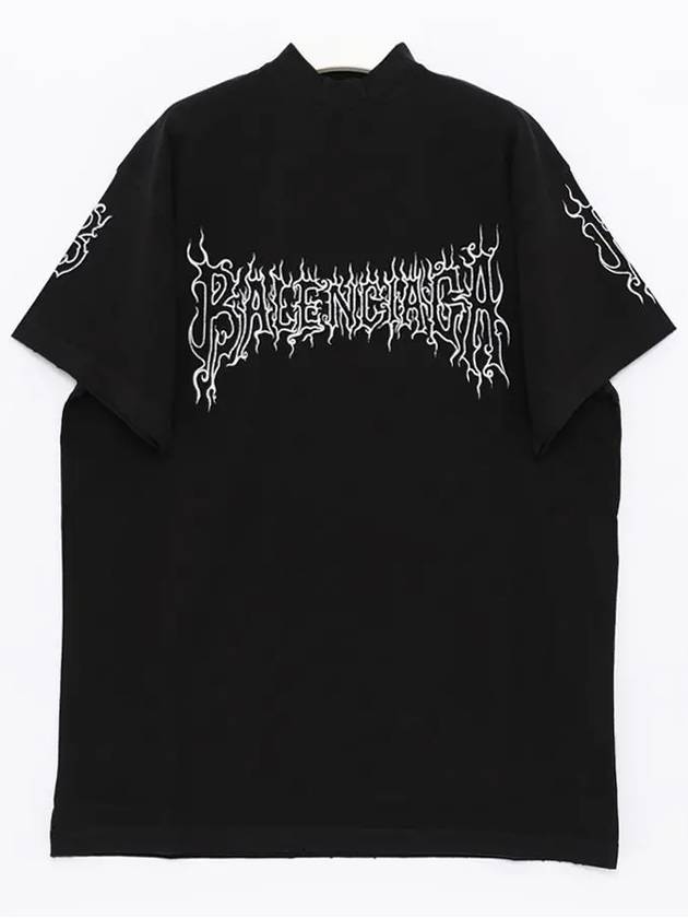 Darkwave Cotton Short Sleeve T-Shirt Black - BALENCIAGA - BALAAN 2