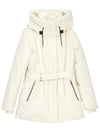 JENI NF CREAM Women s Hooded Padded Jumper Parka - MACKAGE - BALAAN 1