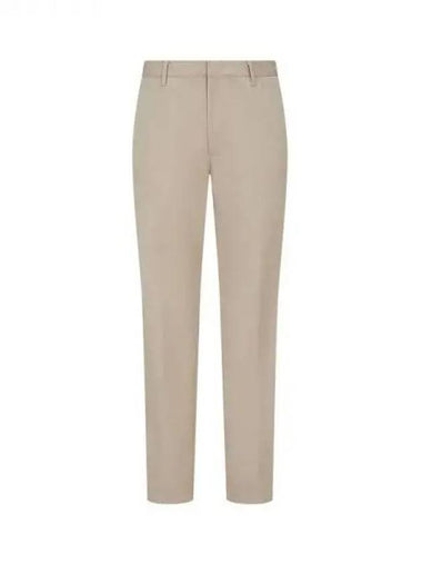 Men s Wool Cotton Twill Criss Pants Beige 271886 - EMPORIO ARMANI - BALAAN 1