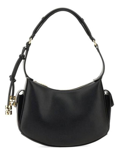 Swing Shoulder Bag Black - GANNI - BALAAN 1