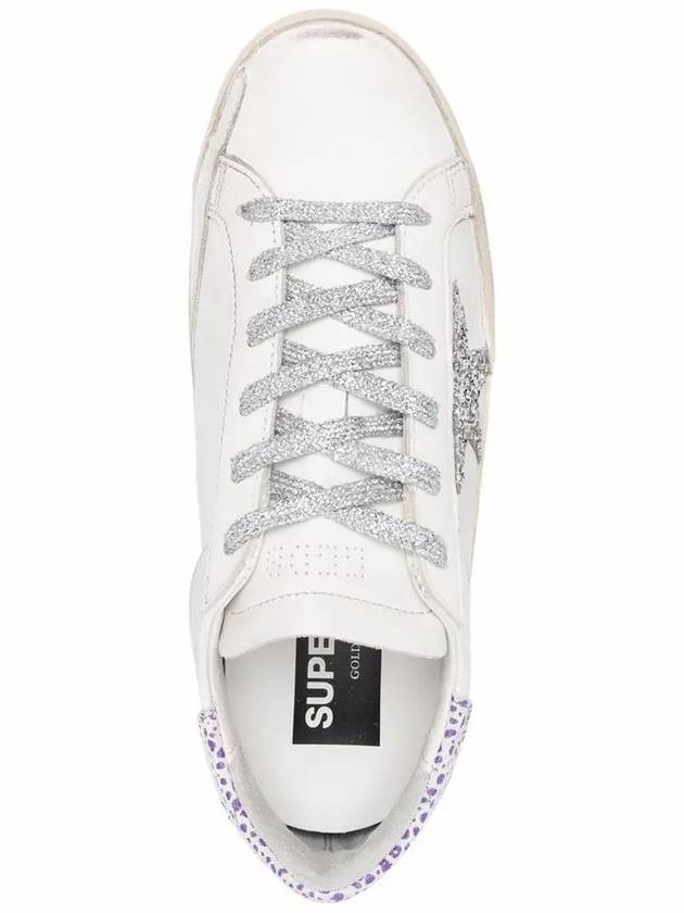 Women's Glitter Superstar Low Top Sneakers White - GOLDEN GOOSE - BALAAN 3