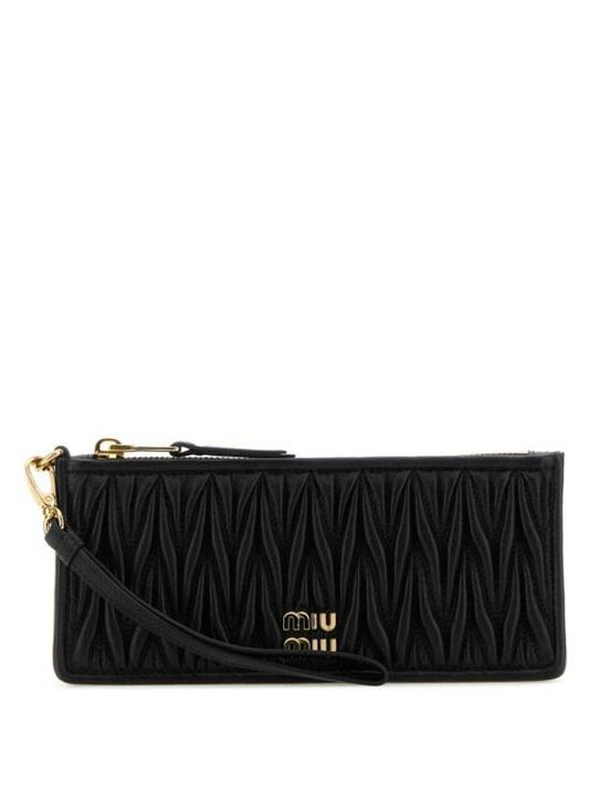 Materasse Nappa Clutch Bag Black - MIU MIU - BALAAN 1