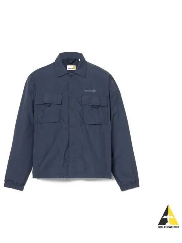 Men s Water Repellant Shirt Jacket Dark Sapphire TB0A2NFJ4331 - TIMBERLAND - BALAAN 1