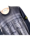 Wappen Patch Logo Printing Knit Top Navy - STONE ISLAND - BALAAN 3