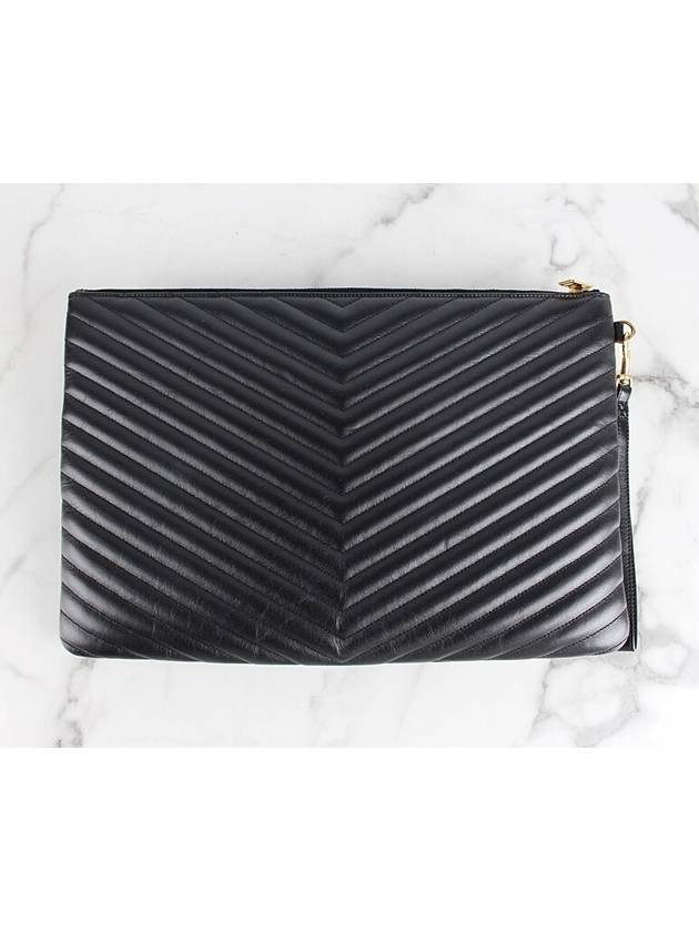 Clutch Black L - SAINT LAURENT - BALAAN 4