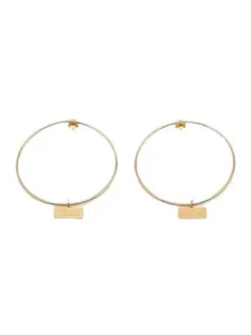 MM6 ring earrings gold - MAISON MARGIELA - BALAAN 1