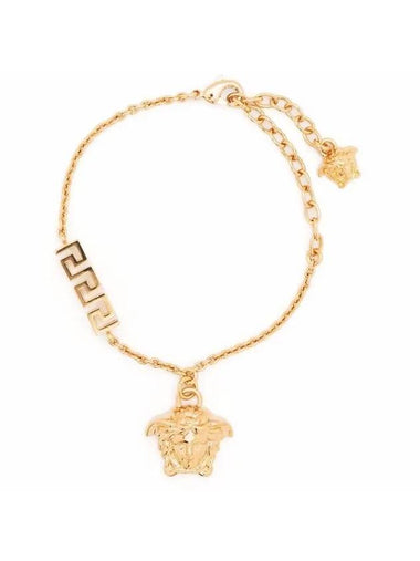 Medusa Greca Logo Bracelet Gold - VERSACE - BALAAN 1