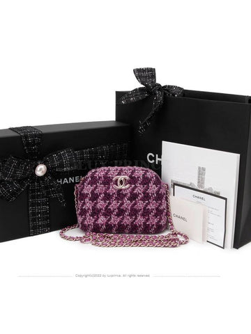 Tweed mini chain bag 1213hv - CHANEL - BALAAN 1