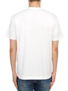 Logo Patch Short Sleeves T-Shirt White - STONE ISLAND - BALAAN 4