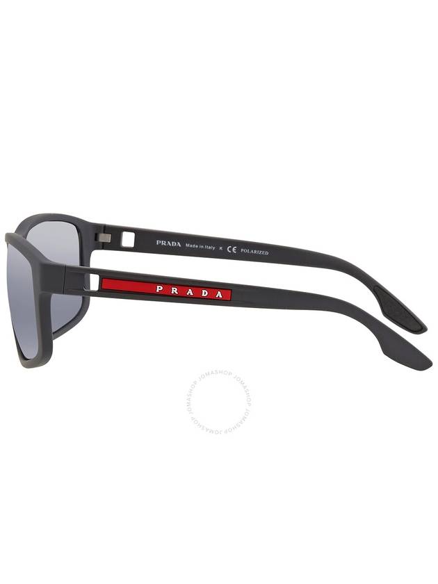 Linea Rosa Polarized Flat Sunglasses Dark Gray - PRADA - BALAAN 4