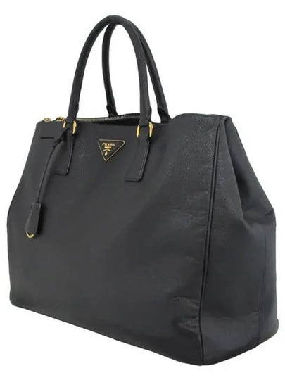 BN1802 SAFFIANO LUX NERO Black Tote Bag - PRADA - BALAAN 2