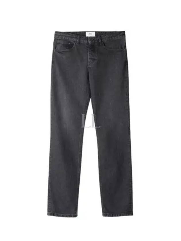 Men's Classic Fit Cotton Slim Jeans Black - AMI - BALAAN 2