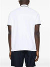 Stretch Cotton Pique Short Sleeve Polo Shirt White - STONE ISLAND - BALAAN 3