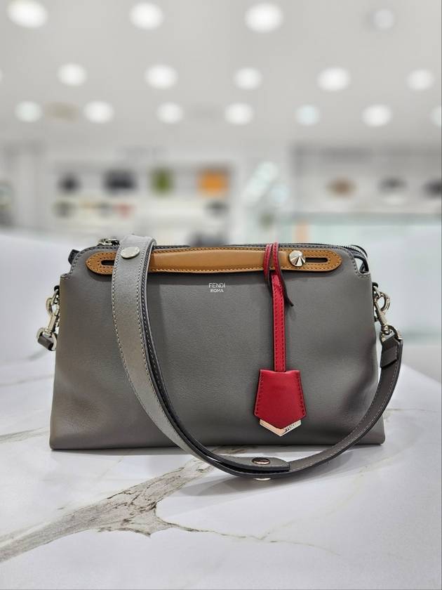 Gray Leather By The Way Small 2WAY 8BL124 - FENDI - BALAAN 2