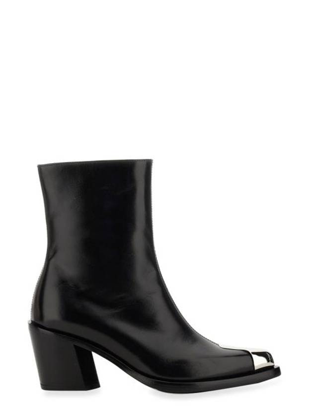 Silver Toe Ankle Middle Boot Heels - ALEXANDER MCQUEEN - BALAAN 2