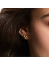 Essential V Stud Earrings Gold - LOUIS VUITTON - BALAAN 5