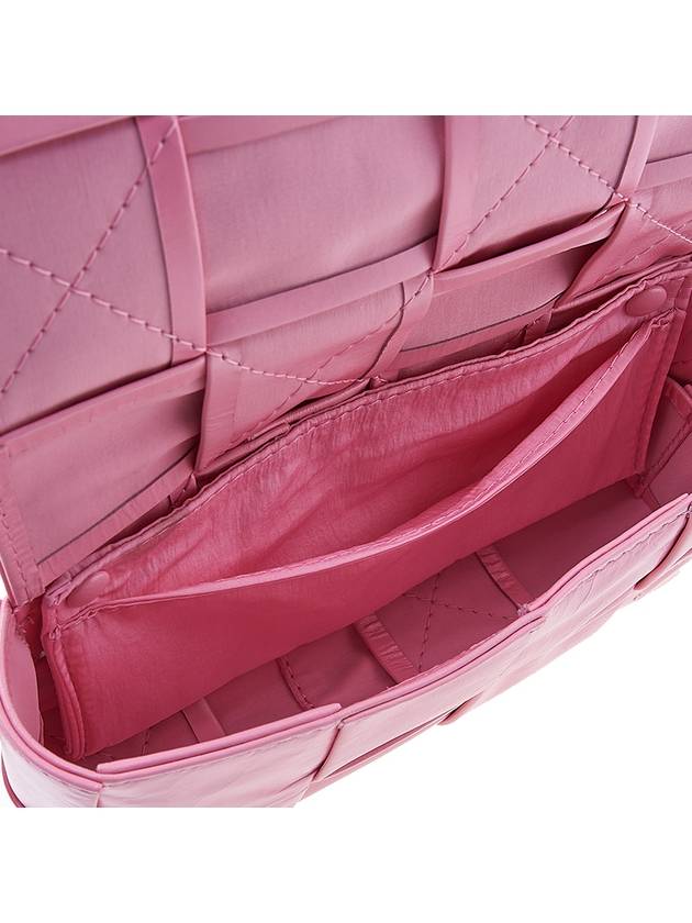 Intrecciato Cassette Mini Belt Bag Pink - BOTTEGA VENETA - BALAAN 9