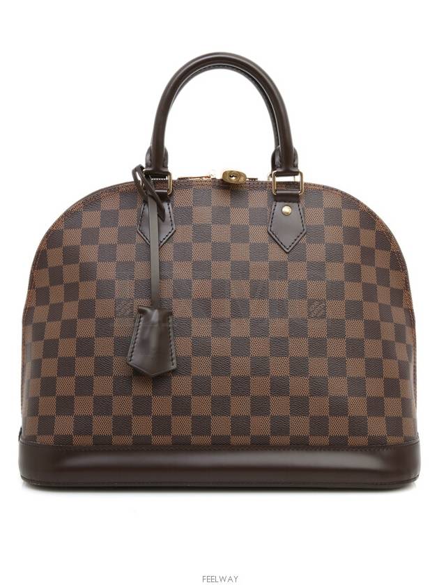 Damier Alma MM Top Handle Tote Bag N41247 - LOUIS VUITTON - BALAAN 1