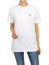 ORB Logo Cotton Short Sleeve T-Shirt White - VIVIENNE WESTWOOD - BALAAN 8