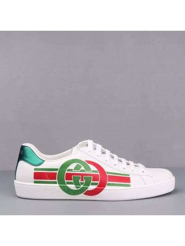 Ace Interlocking G Low Top Sneakers White - GUCCI - BALAAN 2