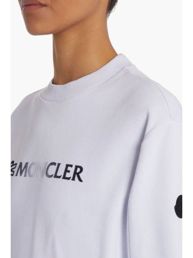 Moncler 8G00011 809KR 001 White Women s Sweatshirt - MONCLER - BALAAN 3