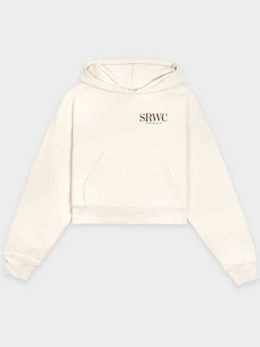 [SPORTY & RICH] UPPER EAST SIDE CROPPED  HOODIE - HO621 CREAM - SPORTY & RICH - BALAAN 1