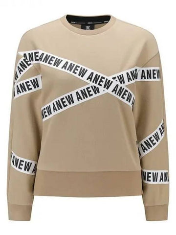 Anew Women s Tape Artwork Point Sweatshirt AGCWW T Shirt 03SD Domestic Product GQCY22092041144 - ANEWGOLF - BALAAN 1