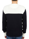 V logo bicolor knit top - VALENTINO - BALAAN 5