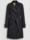 The Mid-length Kensington Heritage Trench Coat Midnight Blue - BURBERRY - BALAAN 2