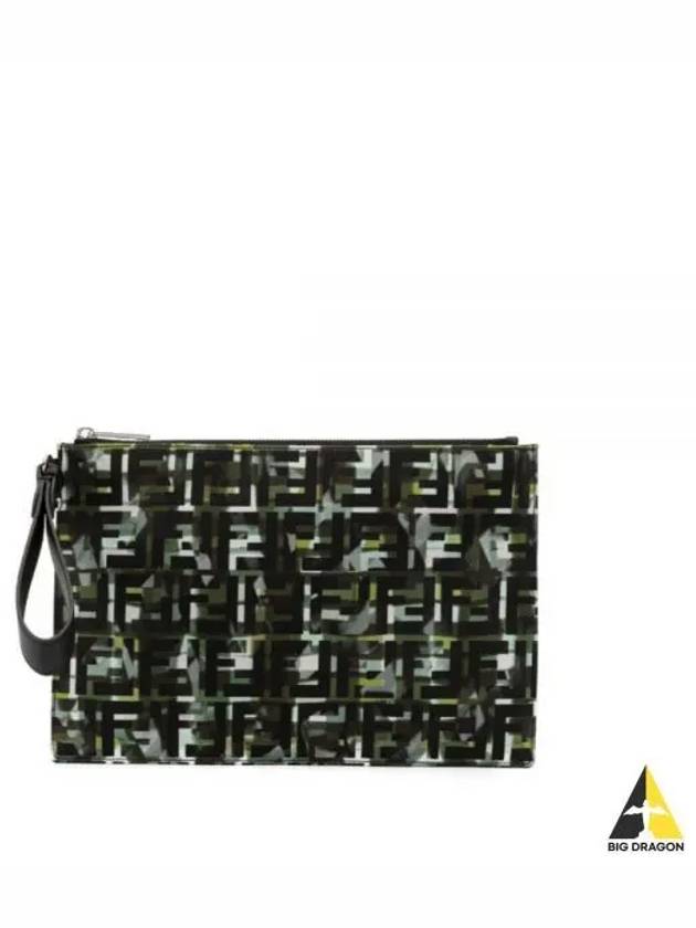 FF logo strap flat clutch bag multi 7N0105 ABM8 - FENDI - BALAAN 1