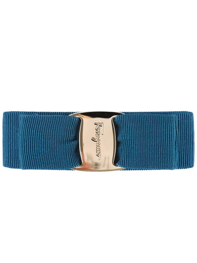 Vara Bow Hair Clip Blue - SALVATORE FERRAGAMO - BALAAN 2