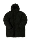 Flatt Nylon Lens Patch Pocket Down Hooded Jacket Black - CP COMPANY - BALAAN 2