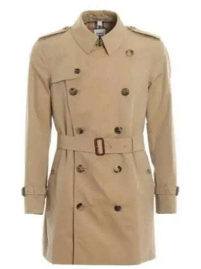 Cotton Gabardine Trench Coat Beige - BURBERRY - BALAAN 2