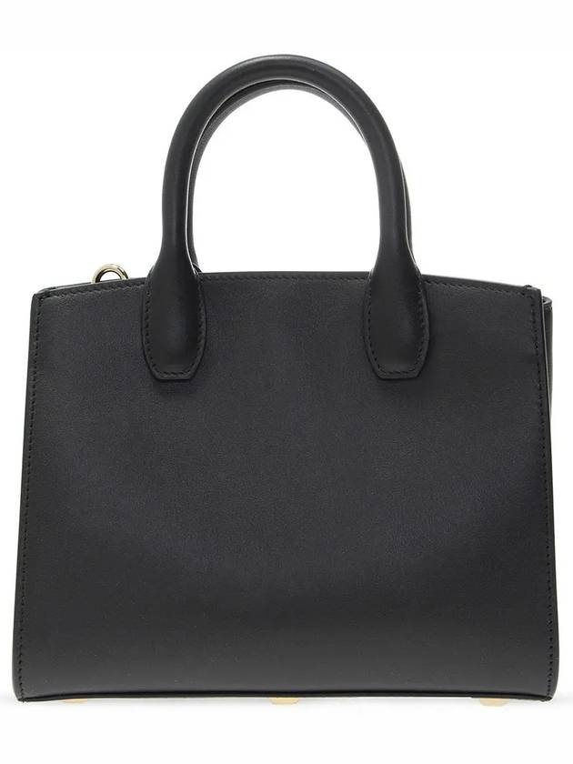 Women's Gancini Studio Cross Bag Black - SALVATORE FERRAGAMO - BALAAN 4