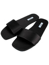 Silk Stain Travel Slippers Black - PRADA - BALAAN 3