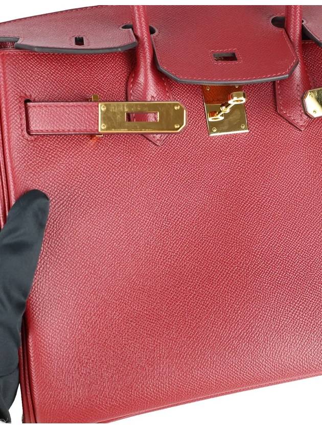 Rouge Grana Absong Birkin 30 Gold D - HERMES - BALAAN 9