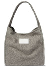 Bucle Wool Pouch Eco Bag Set Melange Gray - THE GREEN LAB - BALAAN 6