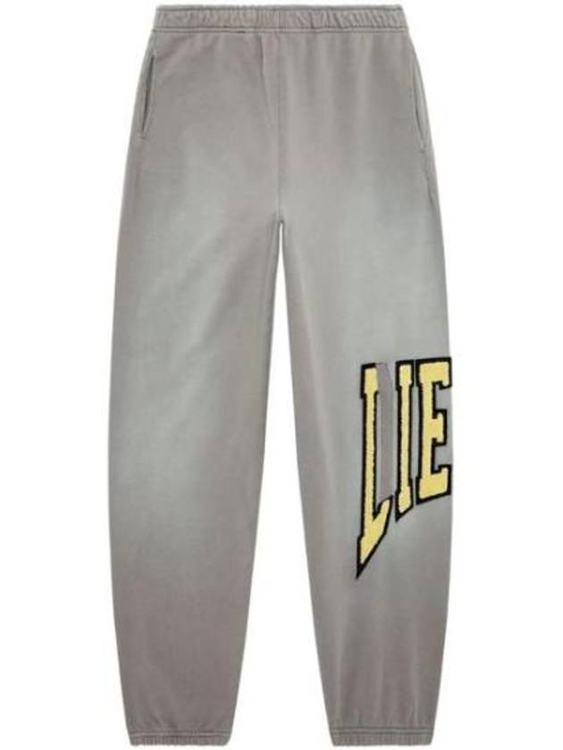 P Marchi College Lies Patches Track Pants Grey - DIESEL - BALAAN 2