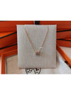 Mini Pop H Pendant Rose Gold & Marron Glace - HERMES - BALAAN 2