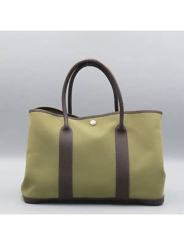 olive tote bag - HERMES - BALAAN 1